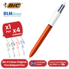Bic 4-Colours Original Fine Ballpoint Pen 1.0mm Tip - Single Pen