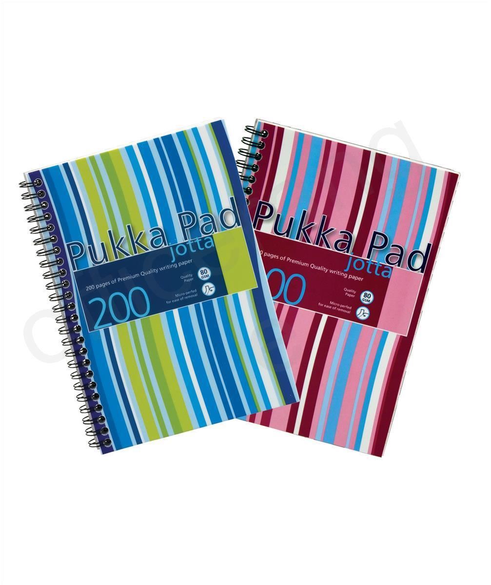 Pukka A4 Jotta polyprop cover. 200 pages - Pack of 6