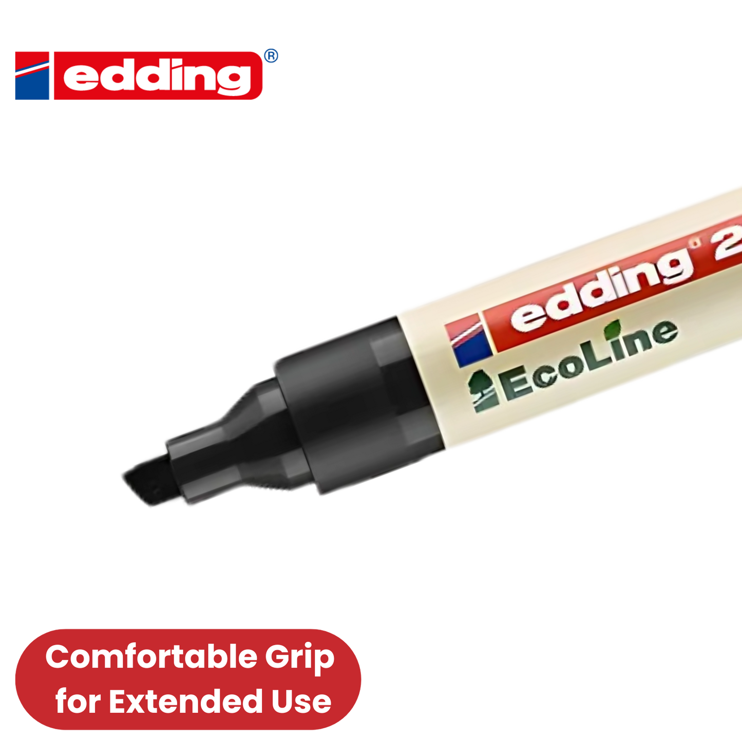 edding 29 Ecoline whiteboard marker - black - box of 10 whiteboard pens - 2-36