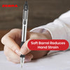 Zebra Ballpoint Pen Black Z Grip Retractable Pen 1.0mm Medium Point Biro for School Office (Pack of 50)