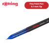rOtring Rollerball Pen Fine Point 0.7mm - Blue Ink, Smooth & Precise Writing