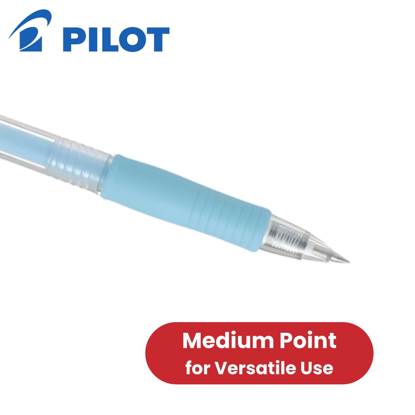 Pilot G207 Retractable Gel Rollerball 0.7 mm Tip (Single Pen) - Pastel Blue