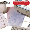 DDurable BADGEMAKER Inserts 54 x 90 mm - Pack of 200 Inserts - White - 1 to 5