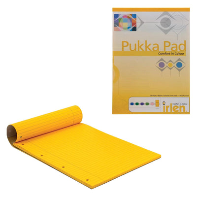 Pukka Dyslexia Pad A4 80gsm Ruled With Margin 100 Pages 50 sheets - Color: Gold