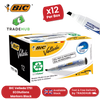 BIC VELLEDA MARKER 1751 BLACK - PACK OF 12 - 1 to 5 Packs