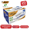 BIC Velleda 1751 ECOlutions Whiteboard Markers Blue - Box of 12 - 1 to 5 Packs