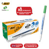 BIC Velleda Whiteboard Marker Plastic Bullet Tip Dry Erase Pen Erasable Green Ink Marker for Office Meeting & Classroom  (Pack of 24)