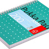 PUKKA WHITE A5 WIREBOUND PADS 200 page 80gsm (RULED/MARGIN) - PACK OF 6