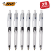Bic 4 Colours Combination Medium Ballpoint Pen + Medium Mechanical Pencil
