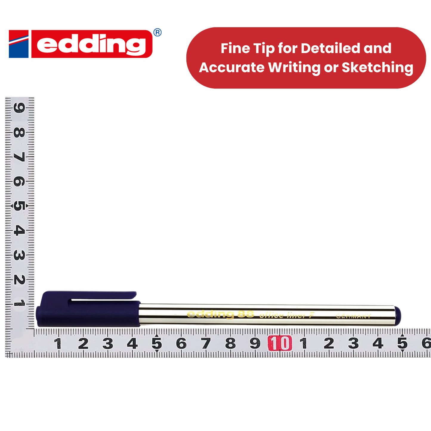 Edding 88 Office Liner Pen Black - Pack of 1 - 1 to 30 Packs