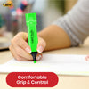 BIC Marking Highlighter Flat Marker Neon Green Modular Tip for Precise Highlighting