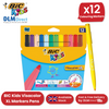 BIC Kids Visacolor XL ECOlutions Colouring Pens Assorted - Pack of 12 - 1 to 5 Packs