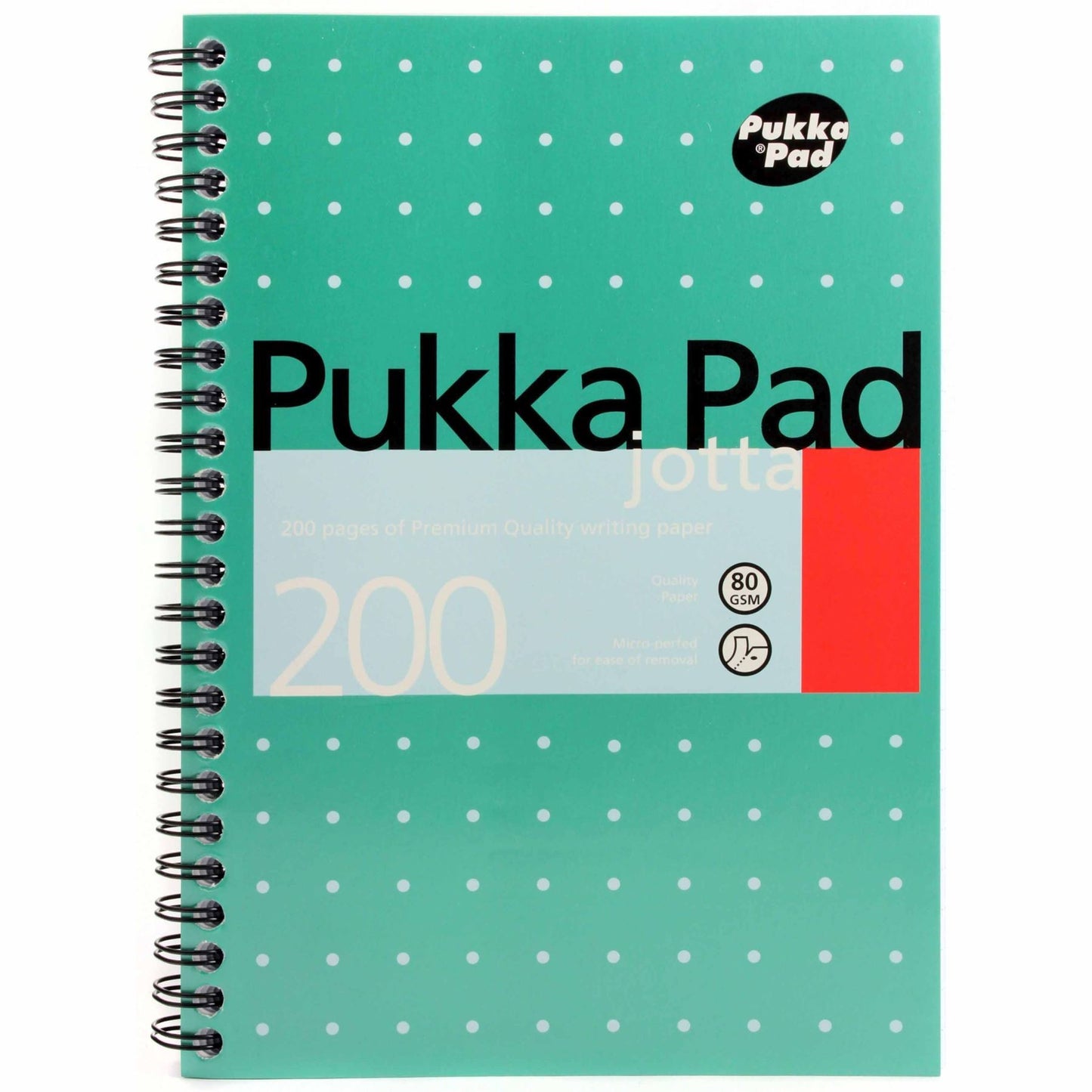 PUKKA WHITE A5 WIREBOUND PADS 200 page 80gsm - PACK OF 1 - Contingency £1.00