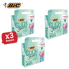 BIC Click 3 Soleil Sensitive Women's Razor Refills - 1 Box of 4 Blades