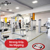 Durable Red Floor Sticker - 43cm Self-Adhesive ‘Keep Your Distance’ 1.5–2m Safety Decal for Shops
