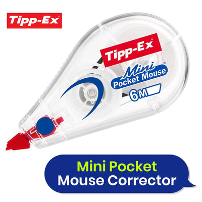 Tipp-Ex Mini Pocket Mouse Correction Tape 3-Pack Effortless Quick Edits