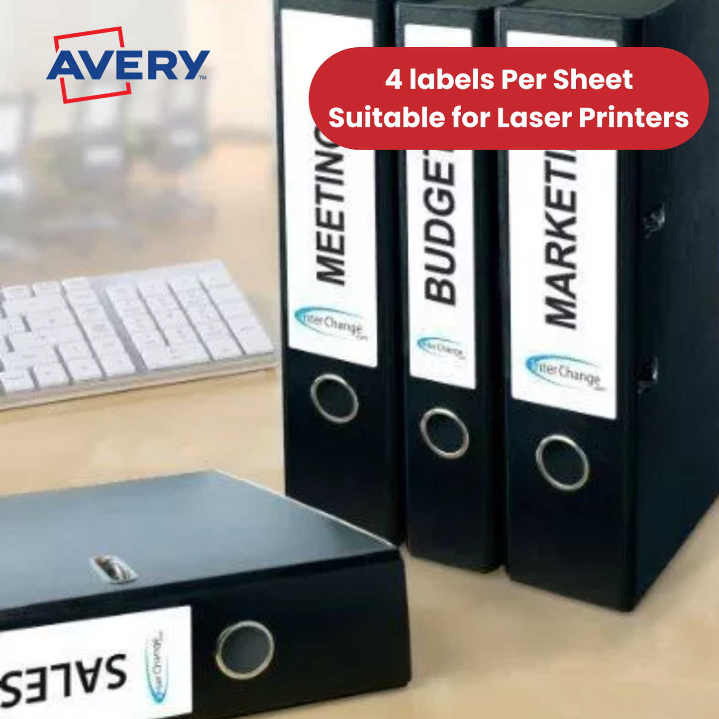 AVERY L7171-100 QUICKPEEL WHITE LASER ADDRESSING LABELS 63.5X38.1MM 100 - 1 to 5