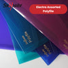 Snopake Polyfile Plus Fullscap Electra Assorted Waterproof Document Files x5