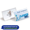 Durable Click Fold Name Badge with Combi Clip 54x90mm Transparent