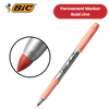 BIC Marking Permanent Markers Fine Tip Assorted Intense & Pastel Colours 12 Pack