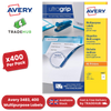 Avery 3483 Multipurpose Labels, 400 Per Pack 105 x 148 mm, Permanent - 1 to 5
