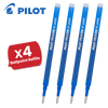 Pilot Frixion Roller Ballpoint Pen Refills 0.7mm Tip Smooth Writing - Blue Ink