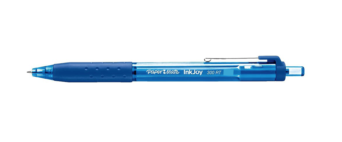INKJOY 300 RETRACTABLE 0.5 BLUE + WHITE - Single
