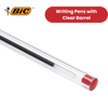 BIC CRISTAL MEDIUM BALL POINT PEN RED - BOX OF 50 - 1 to 5 Packs