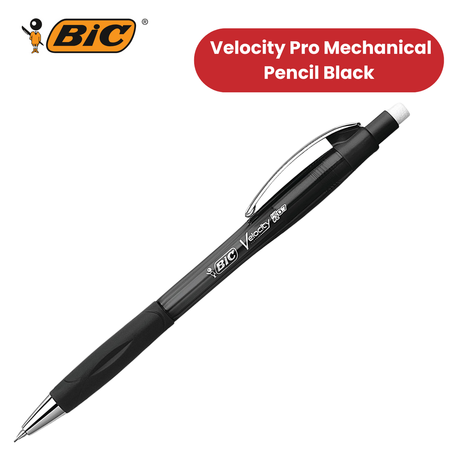 BIC VELOCITY PRO MECHNICAL PENCIL 0.7MM - PACK OF 12 - 1 to 5 Packs