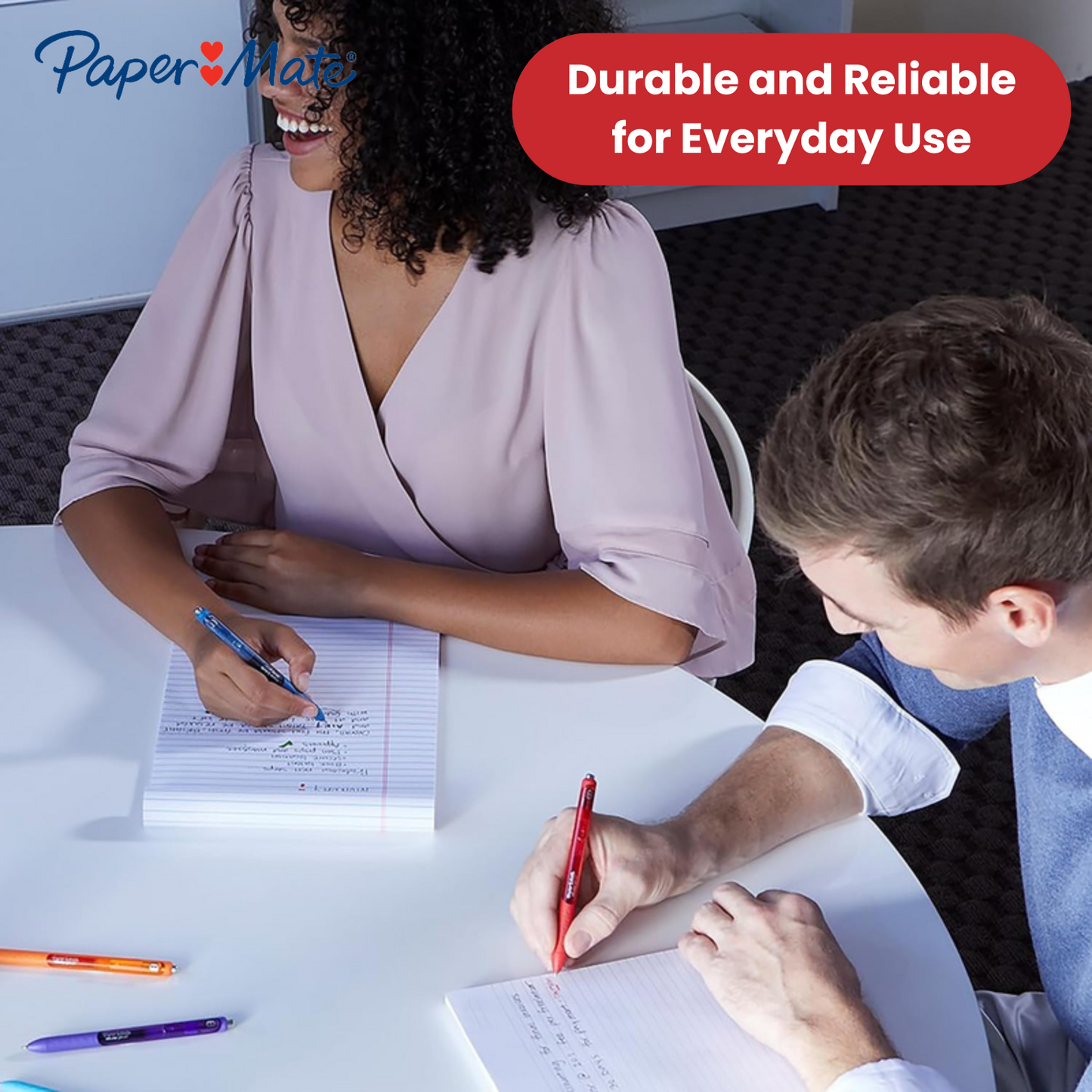 PAPERMATE GEL RETRACTABLE BLUE - 1 to 5 Packs