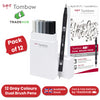 Tombow ABT Dual Brush Pen 2 tips Grey Tones Pack of 12 - 1 to 36 Packs