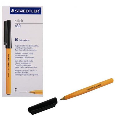 Staedtler Fine 0.3mm Black 430 F-9 - Pack of 10