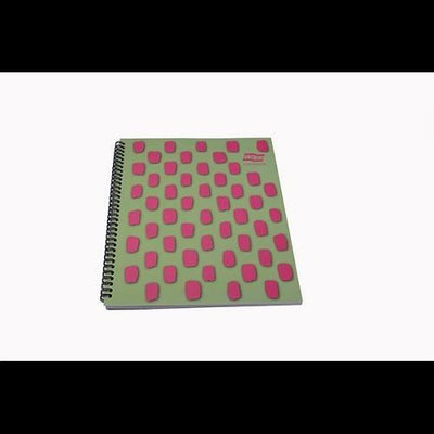 Europa Splash A5 Notepad Wirebound 160 Pages 80gsm FSC Paper Ruled Punched