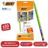 BIC Matic Combo Mechanical Pencils (Value Pack of 8, Plus 2 Free)