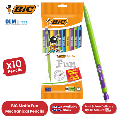 BIC Matic Combo Mechanical Pencils (Value Pack of 8, Plus 2 Free)