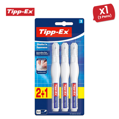 Tipp-Ex Correction Pen � 8 ml, - Pack of 3