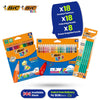 BIC Evolution Original Eraser Graphite Pencils, BIC Kids Couleur Felt Pens, BIC Kids ECOlutions Colouring Pencils, Set of 1