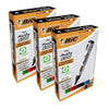 Bic 2300 Bullet Tip Permanent Marker Black, Blue, Red, Green) Pack of 4 Markers