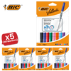 Bic Velleda 1741 Whiteboard Drywipe Assorted Marker - Pack of 8 - 1 to 5 Packs