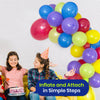Balloon Garland Kit with Foil 40 Birthday Badge for Celebration Display Decor