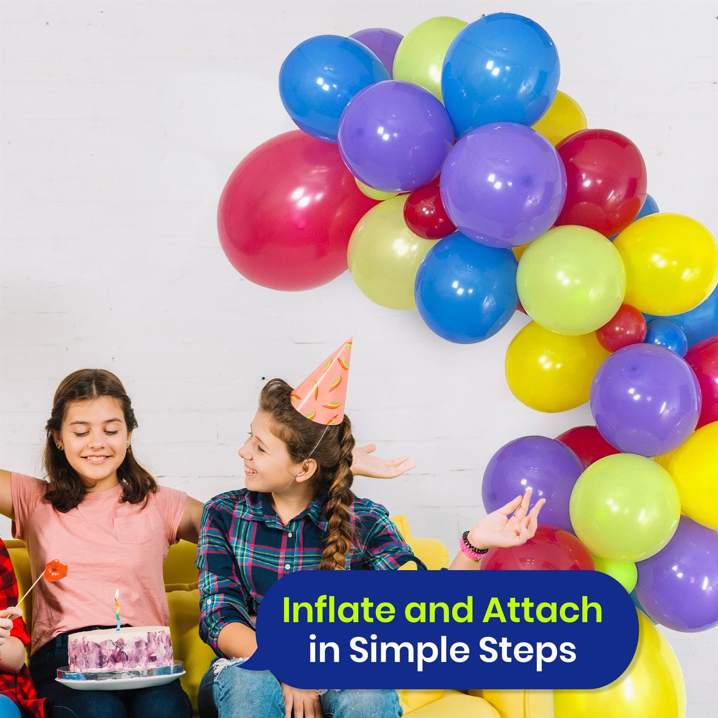 Balloon Garland Kit with Foil 40 Birthday Badge for Celebration Display Decor