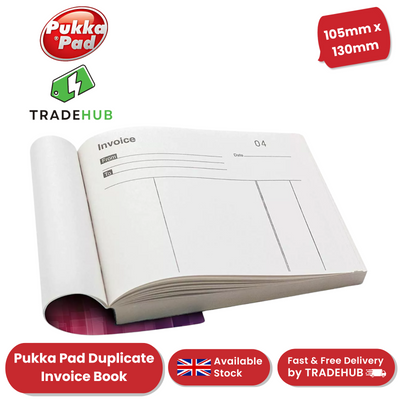 Pukka Pad Duplicate Invoice Book 105 x 130mm - Single
