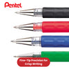 PENTEL HYBRID GELGRIP RBL BLACK K116E-A - Pack of 12 - 1 to 5 Packs