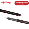 rOtring Rollerball Pen Fine Point 0.7mm - Black Ink, Smooth & Precise Writing