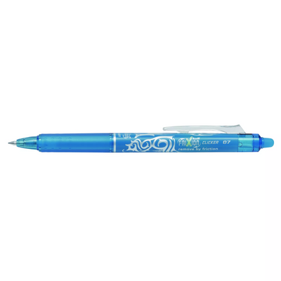Pilot Frixion Clicker Retractable Erasable 0.7mm Tip - Light Blue - Single