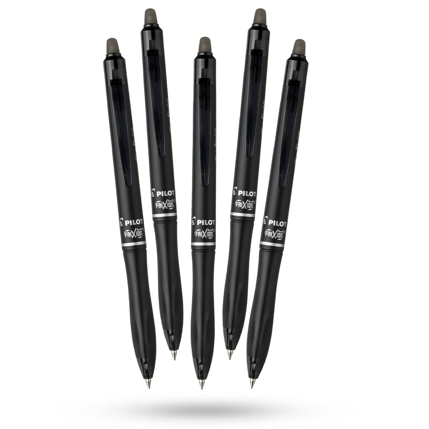 Pilot Frixion Ball Plus - Black - Pack of 5