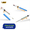 BIC Ballpoint Pen Refills Medium Point 1.00 mm 4 Colours Blue Green Red Black 2 Pack Biros Refill