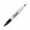 Sharpie Double-Sided Pen - Black Dual Tip Colouring Pens, Fine & Ultra Fine Tip Artist Pens For Kids