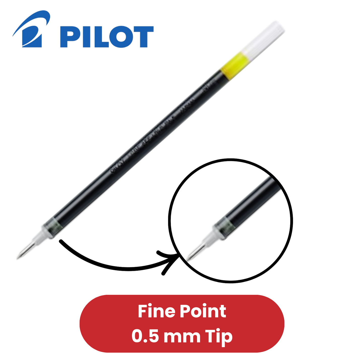 Pilot G1-05 Gel Pen Refills Fine 0.5mm Tip Single Refill to Multi Refills Blue