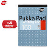 Pukka Pad Writing Pads � 160 Pages Journaling Pad, A5 80 GSM Paper Study NoteBook for Taking Notes